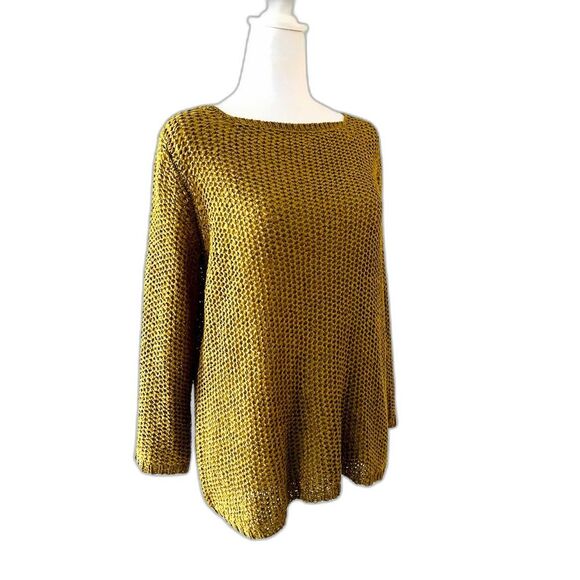 Josephine Chaus Golden Pullover Sweater S | Effortless Chic Fall Style - Picture 2 of 9